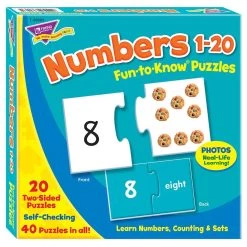 TREND Numbers 1-20 Fun-to-Know Puzzles