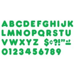 4" Green TREND Casual Ready Letters