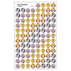 TREND Zoo Animals SuperShapes Stickers