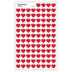 TREND Red Hearts SuperShapes Stickers