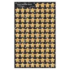 TREND Gold Stars Sparkle SuperShapes Stickers