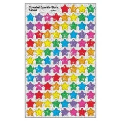 TREND Colorful Sparkle Stars SuperShapes Stickers