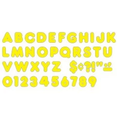 4" Yellow TREND Casual Ready Letters