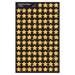 TREND Gold Stars Chart Stickers