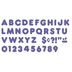 4" Purple TREND Casual Ready Letters