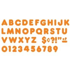 4" Orange TREND Casual Ready Letters