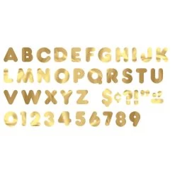 4" Metallic Gold TREND Casual Ready Letters