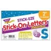 2" Blue Sparkle TREND STICK-EZE Letters -Children Book Store T 78302 media