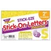 2" Yellow Sparkle TREND STICK-EZE Letters -Children Book Store T 78304 media