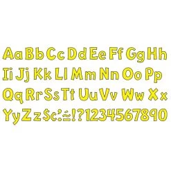 4" Yellow TREND Playful Ready Letters Combo Pack