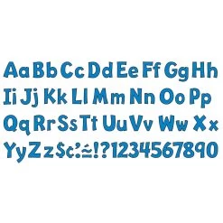 4" Blue TREND Playful Ready Letters Combo Pack