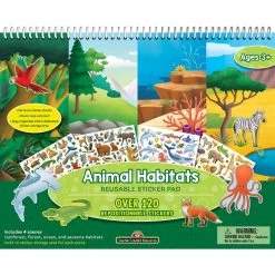 Animal Habitats Reusable Sticker Pad By Teacher Created Resources