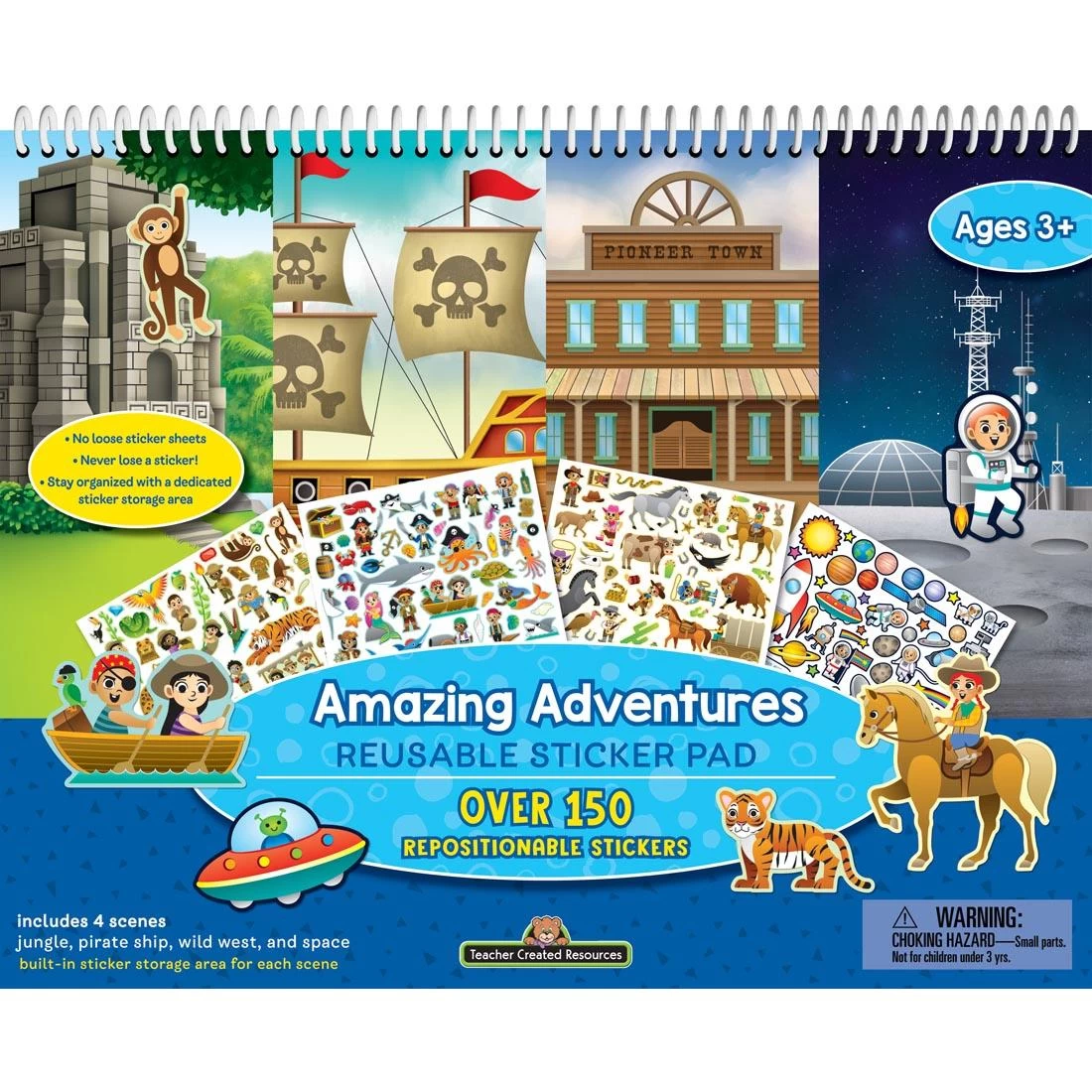 Amazing Adventures Reusable Sticker Pad By Teacher Created Resources 3 Amazing Adventures Reusable Sticker Pad By Teacher Created Resources