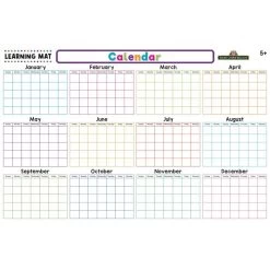 Calendar Dry Erase Learning Mat By Teacher Created Resources