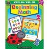 Beginning Math Write-On Wipe-Off Book By Teacher Created Resources
