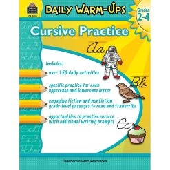 Daily Warm-Ups: Cursive Practice By Teacher Created Resources