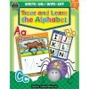 Trace And Learn The Alphabet Write-On Wipe-Off Book By Teacher Created Resources