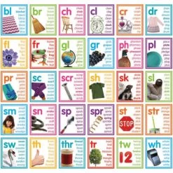 Colorful Photo Cards Digraphs And Blends Bulletin Board Set By Teacher Created Resources -Children Book Store TCR8503 media 2