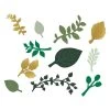 Green And Gold Paper Leaves By Teacher Created Resources
