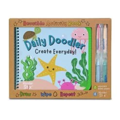Sea Life Daily Doodler Reusable Activity Book With Wonder Stix
