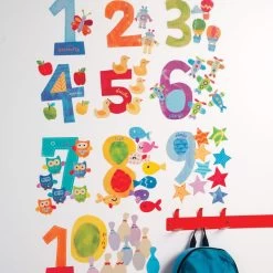 Wallies Counting Numbers Vinyl Decals