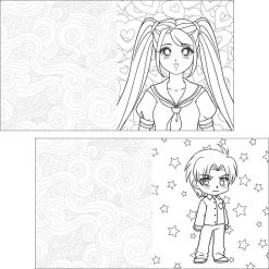 Manga & Chibis Coloring Book -Children Book Store WF 589553 media 3