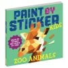 Zoo Animals Paint By Sticker Kids -Children Book Store WOR 18960 media